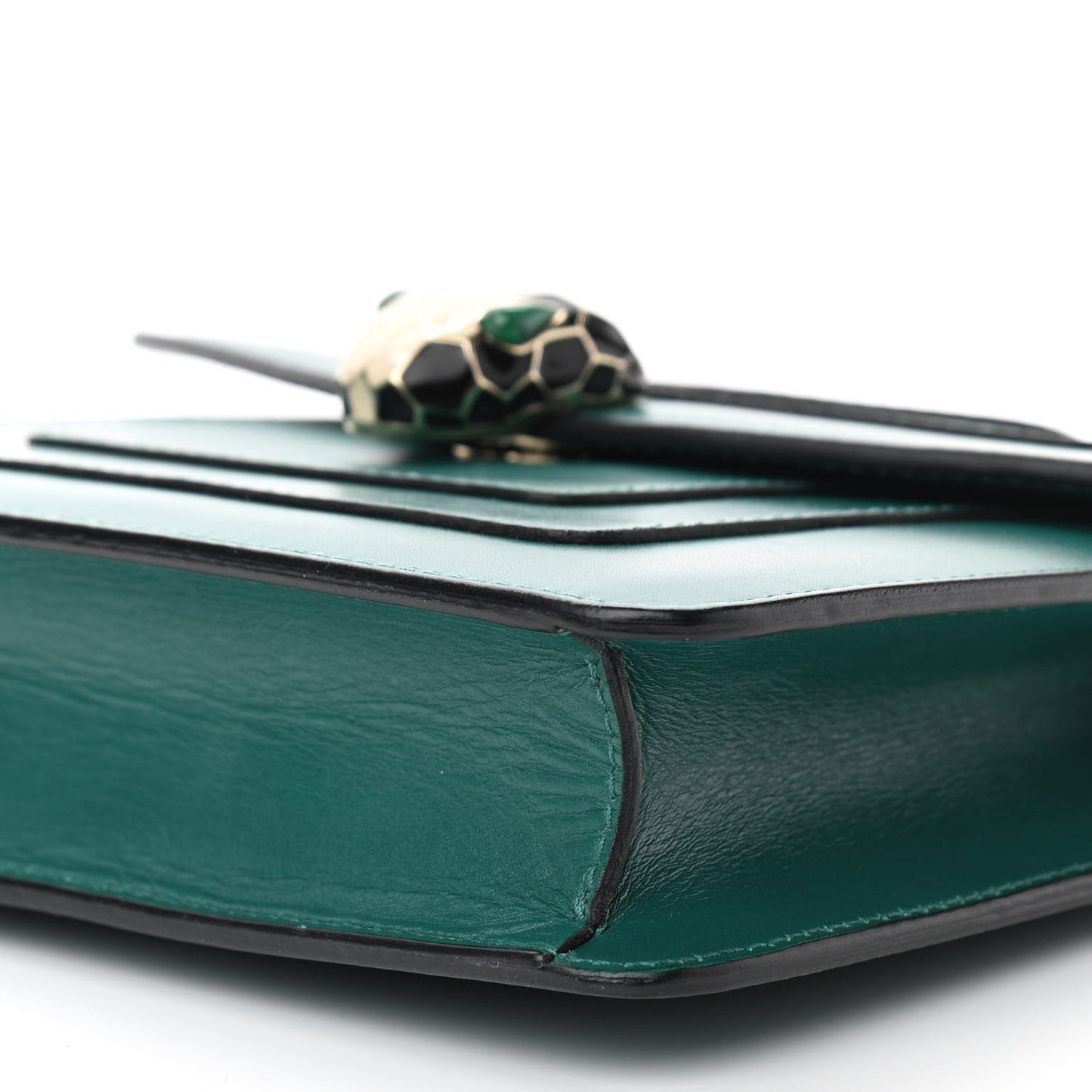 Calfskin Serpenti Forever Crossbody Bag Emerald Green