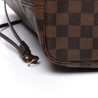 Louis Vuitton Damier Ebene Neo Neverfull MM Rose Ballerine 14 of 16