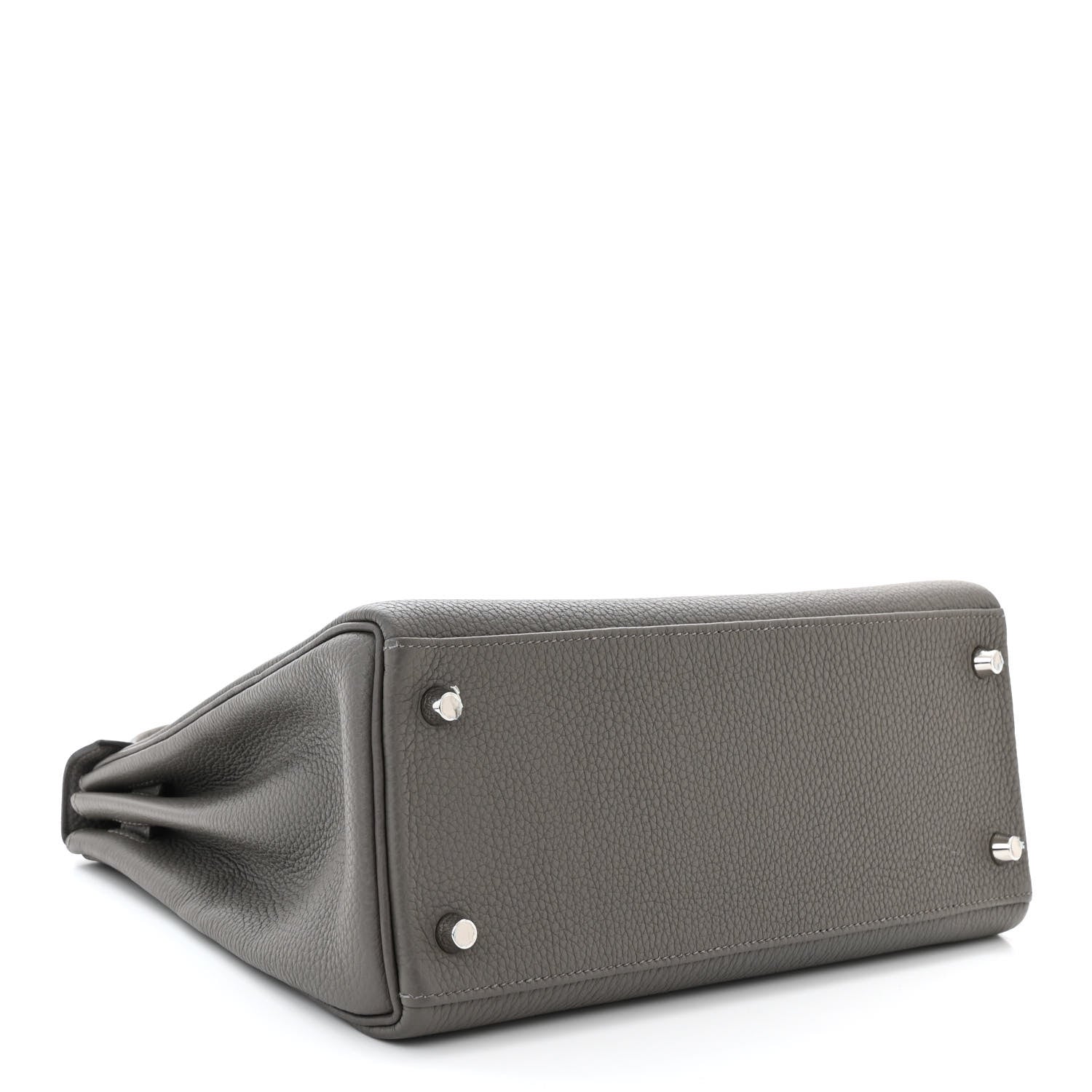 Hermes Togo Kelly Retourne 28 Gris Meyer 4 of 11