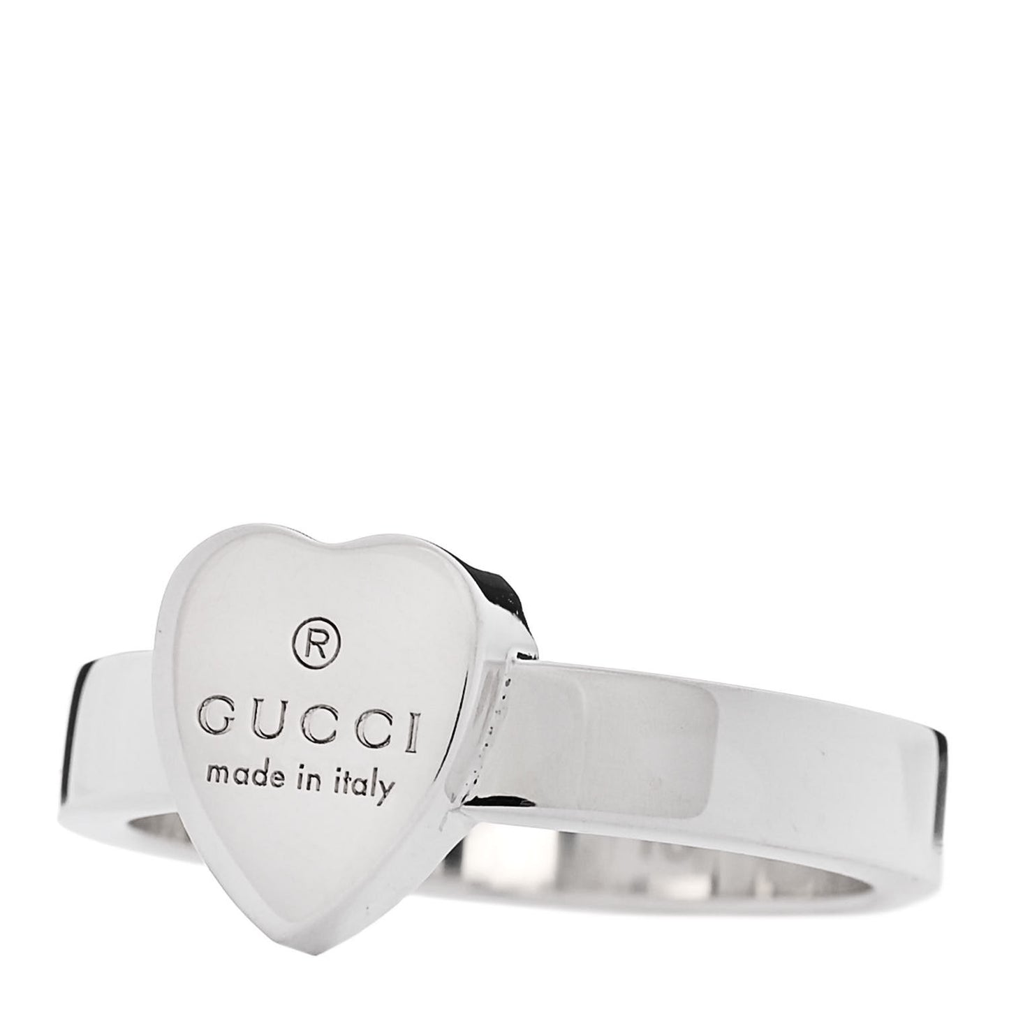 Sterling Silver Trademark Heart Ring 56 7.75