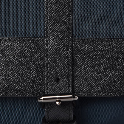Burberry Calfskin Nylon Messenger Ink Blue 9 of 15