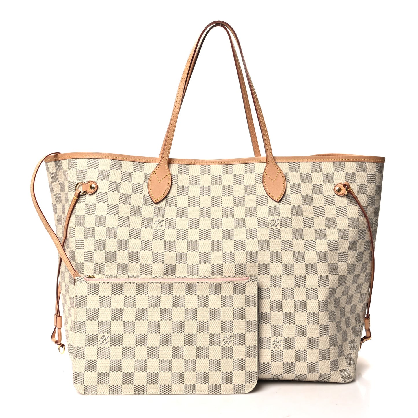 Damier Azur Neo Neverfull GM Rose Ballerine