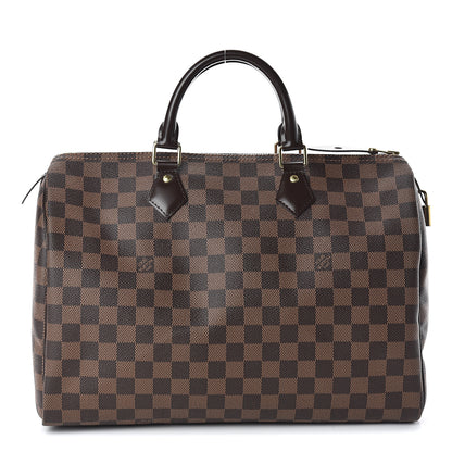 Louis Vuitton Damier Ebene Speedy 35 1 of 8