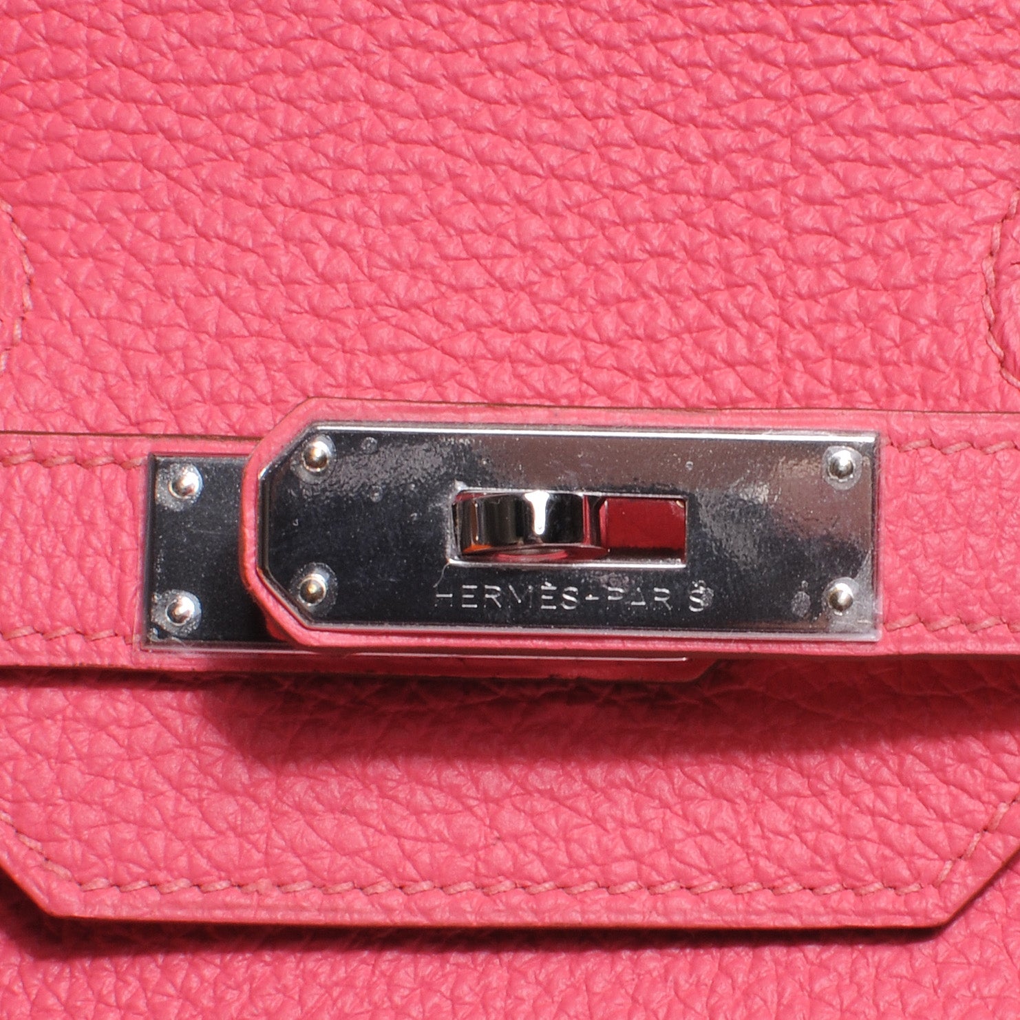 Hermes Togo Birkin 35 Rose Lipstick 7 of 11