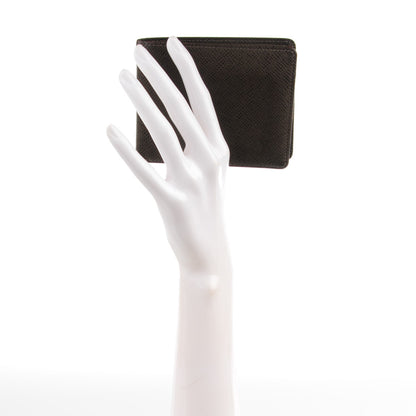 Louis Vuitton Taiga Mens Porte-Billets 3 Card Billfold Wallet Grizzli 2 of 7