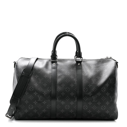Louis Vuitton Monogram Eclipse Keepall Bandouliere 45 1 of 11