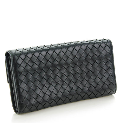 Bottega Veneta Nappa Intrecciato Continental Flap Wallet Nero Black 3 of 8