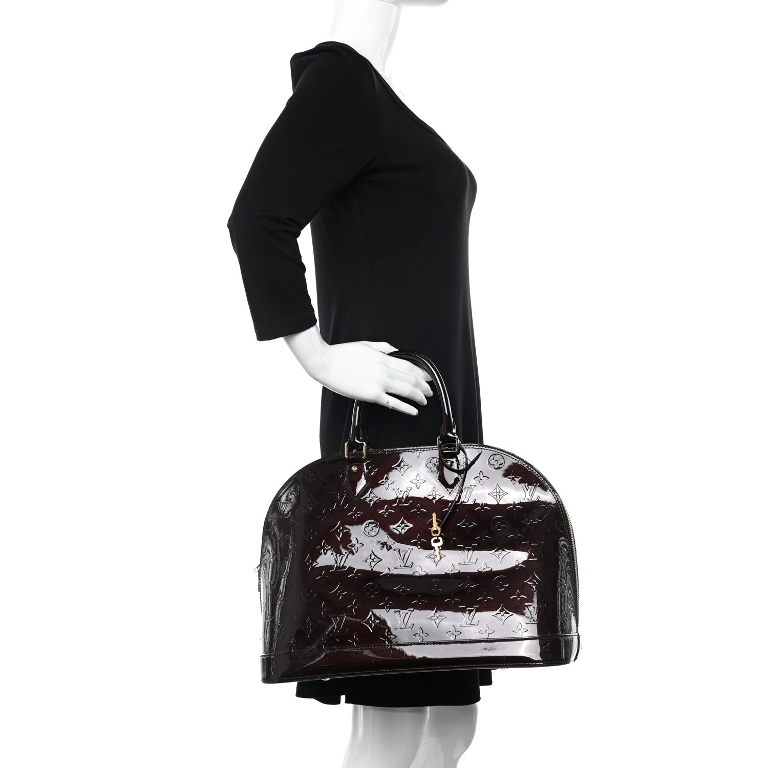 Louis Vuitton Vernis Alma GM Amarante 2 of 11