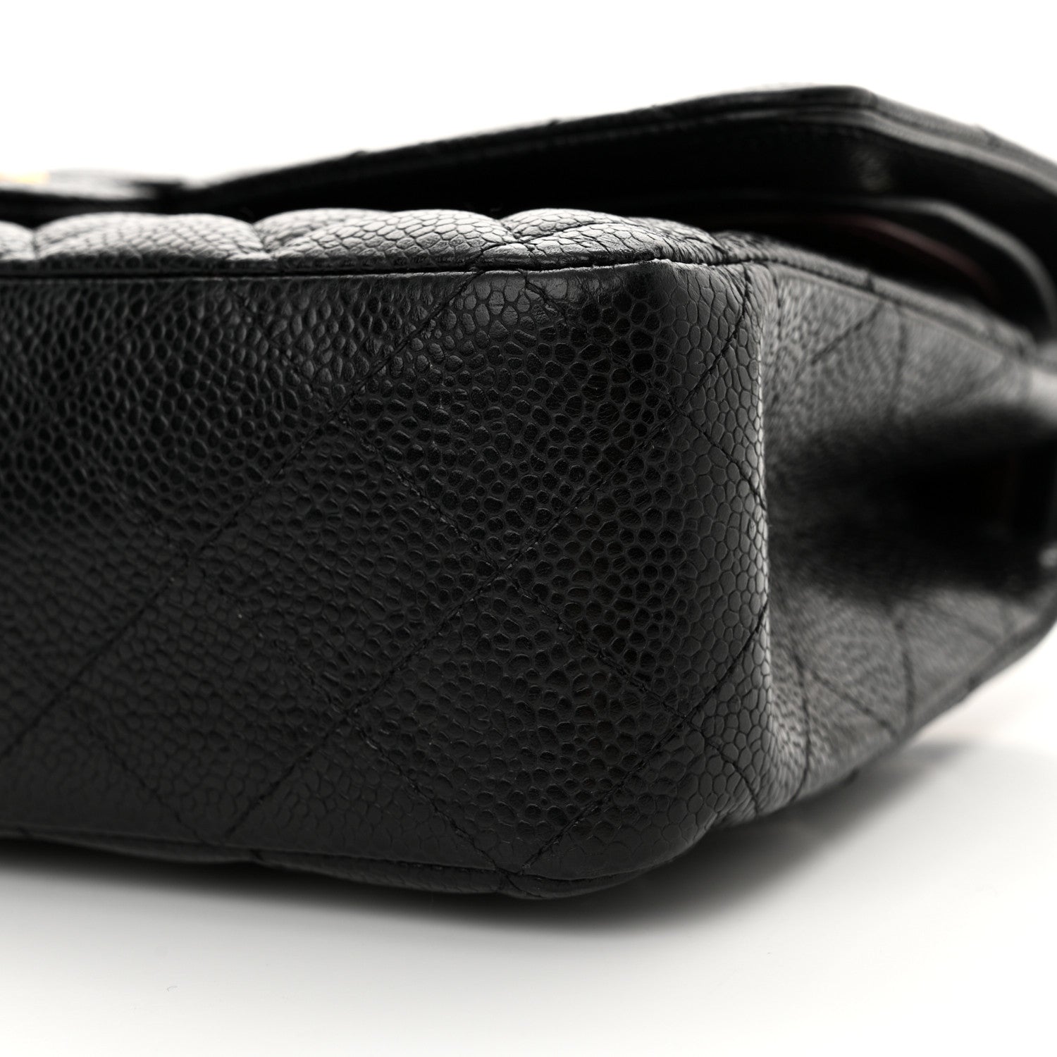 Chanel Caviar Quilted Medium Double Flap Black 10 of 15