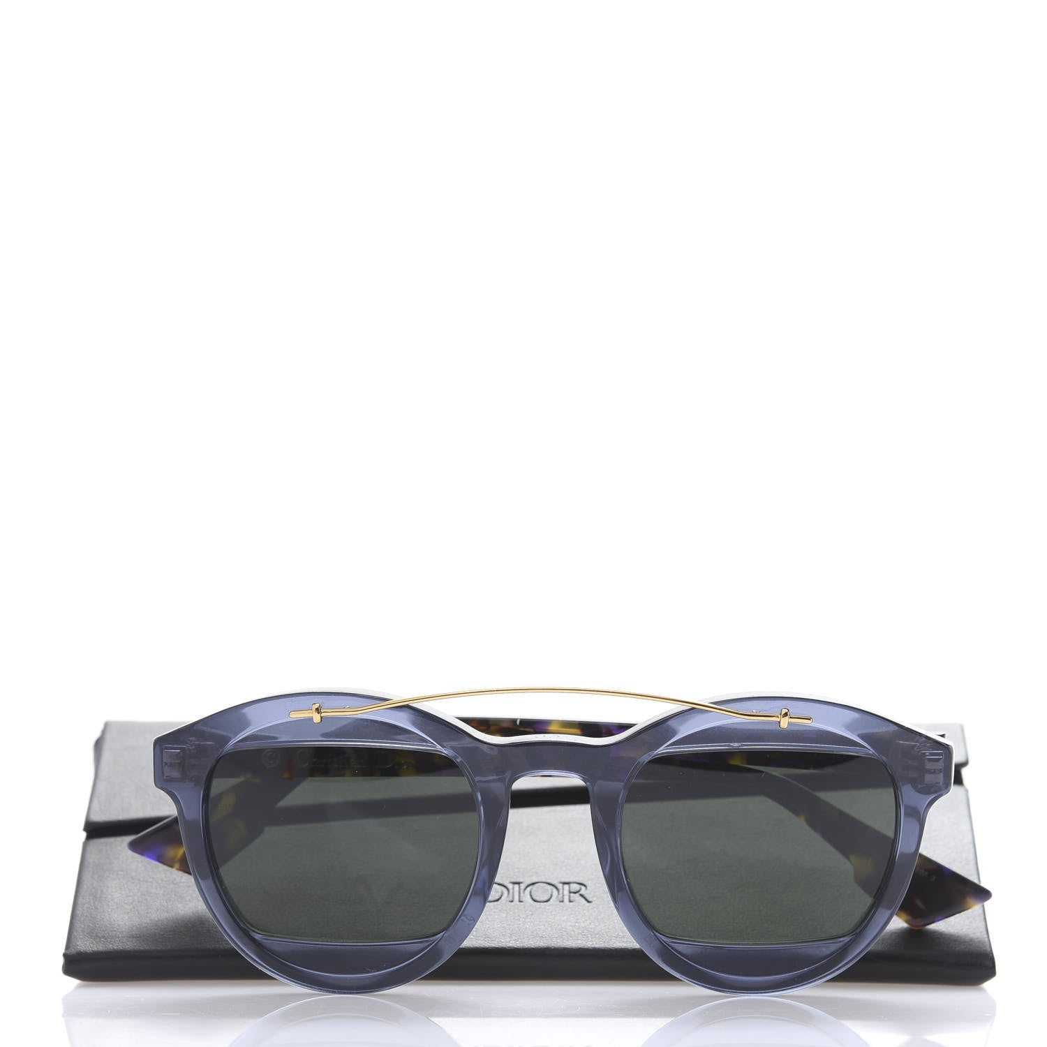 Christian Dior Mania 1 Sunglasses Blue Havana 9 of 9