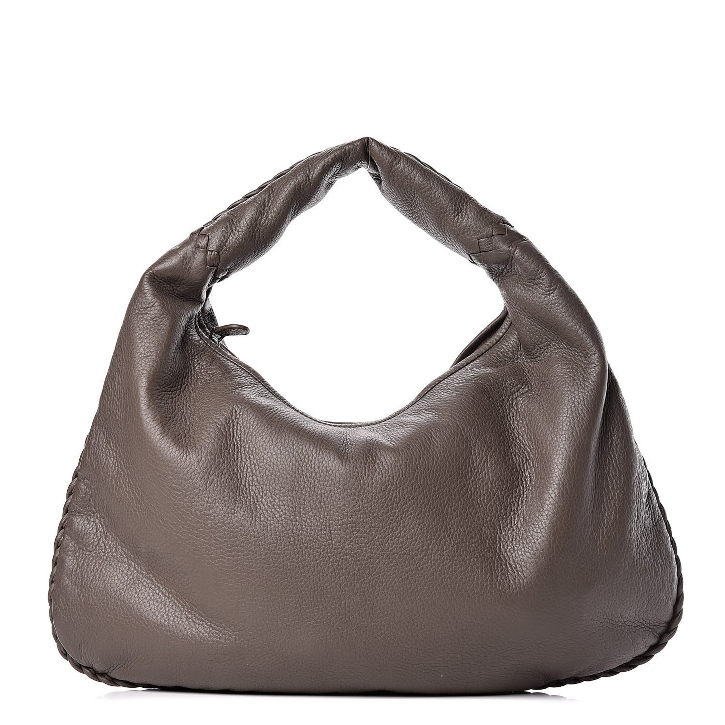 Cervo Deerskin Large Hobo Steel