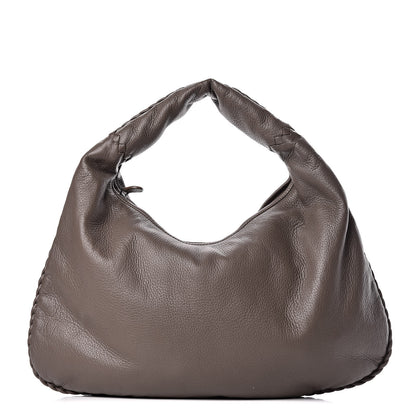 Bottega Veneta Cervo Deerskin Large Hobo Steel 1 of 10