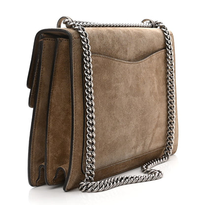 Gucci Suede Medium Dionysus Shoulder Bag Taupe 3 of 10