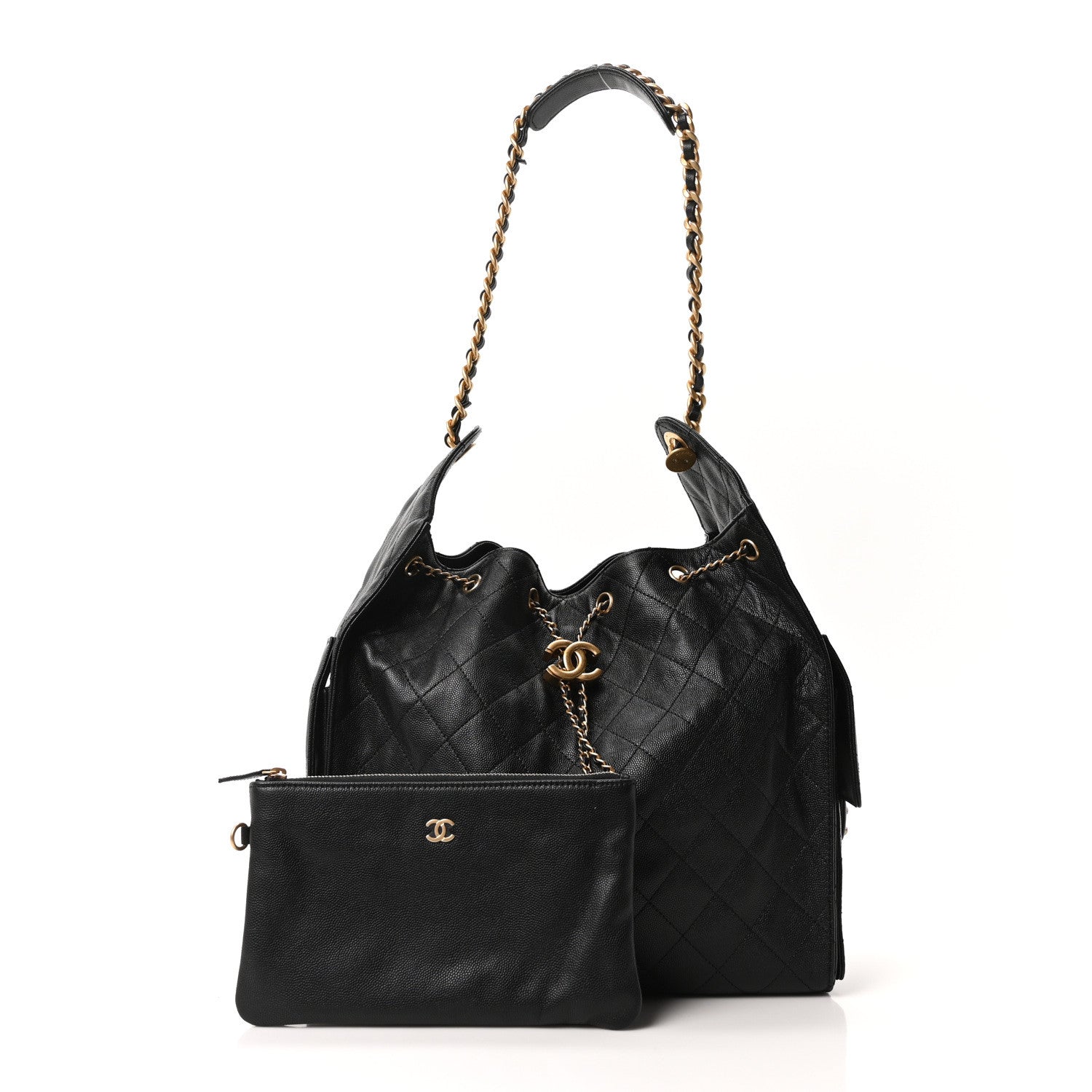 Chanel Caviar Quilted Medium Chanel 25 Handbag Black 3 of 11