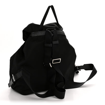 Prada Re-Nylon Vela Saffiano Medium Backpack Black 3 of 13