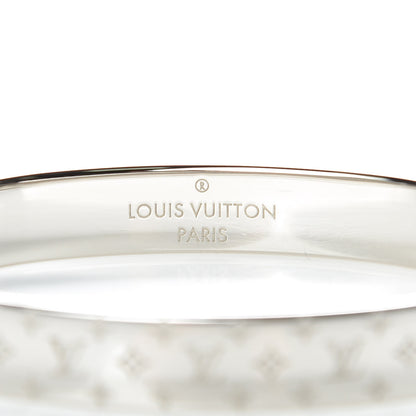 Louis Vuitton Palladium Monogram Nanogram Cuff M 3 of 5