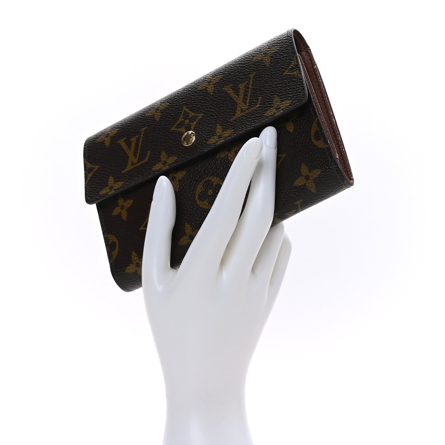 Monogram Tri-Fold Compact Wallet
