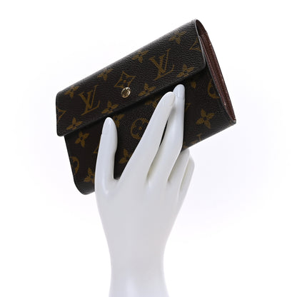 Louis Vuitton Monogram Tri-Fold Compact Wallet 2 of 8