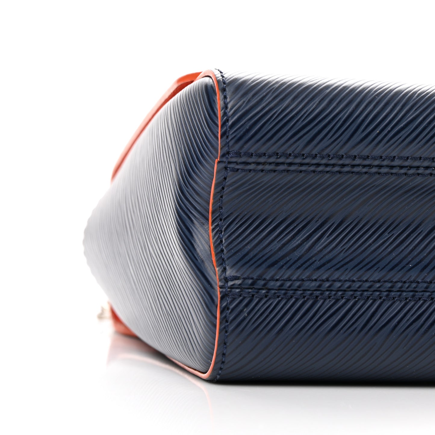 Epi Twist Shoulder Bag MM Indigo Piment