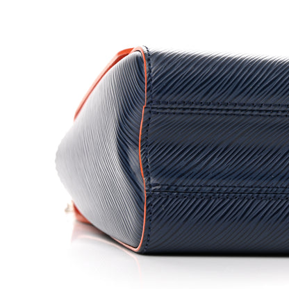 Louis Vuitton Epi Twist Shoulder Bag MM Indigo Piment 7 of 11