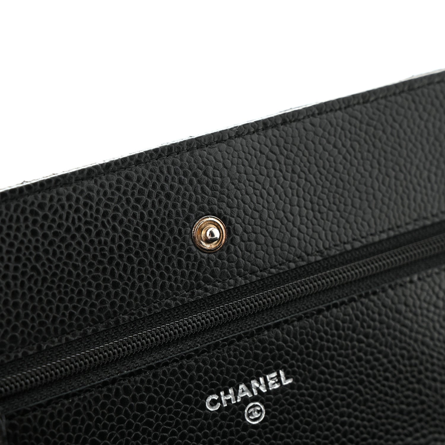 Chanel Caviar Quilted Wallet on Chain WOC Black 12 of 12
