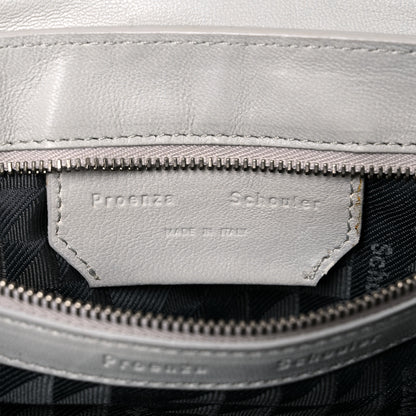 Proenza Schouler Lambskin Woven Tiny PS1 Satchel Ivory 6 of 26