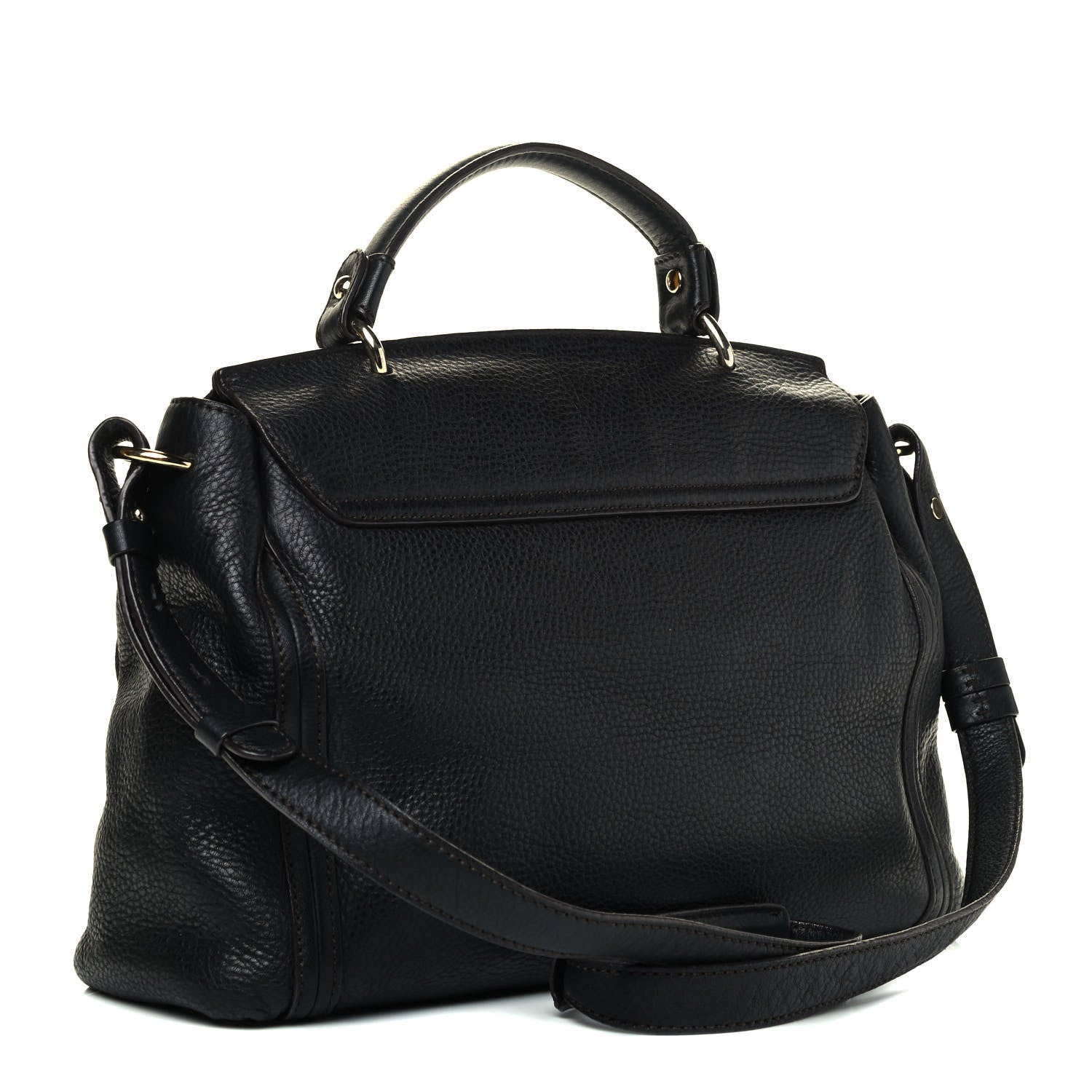MCM Calfskin Crossbody Black 2 of 4