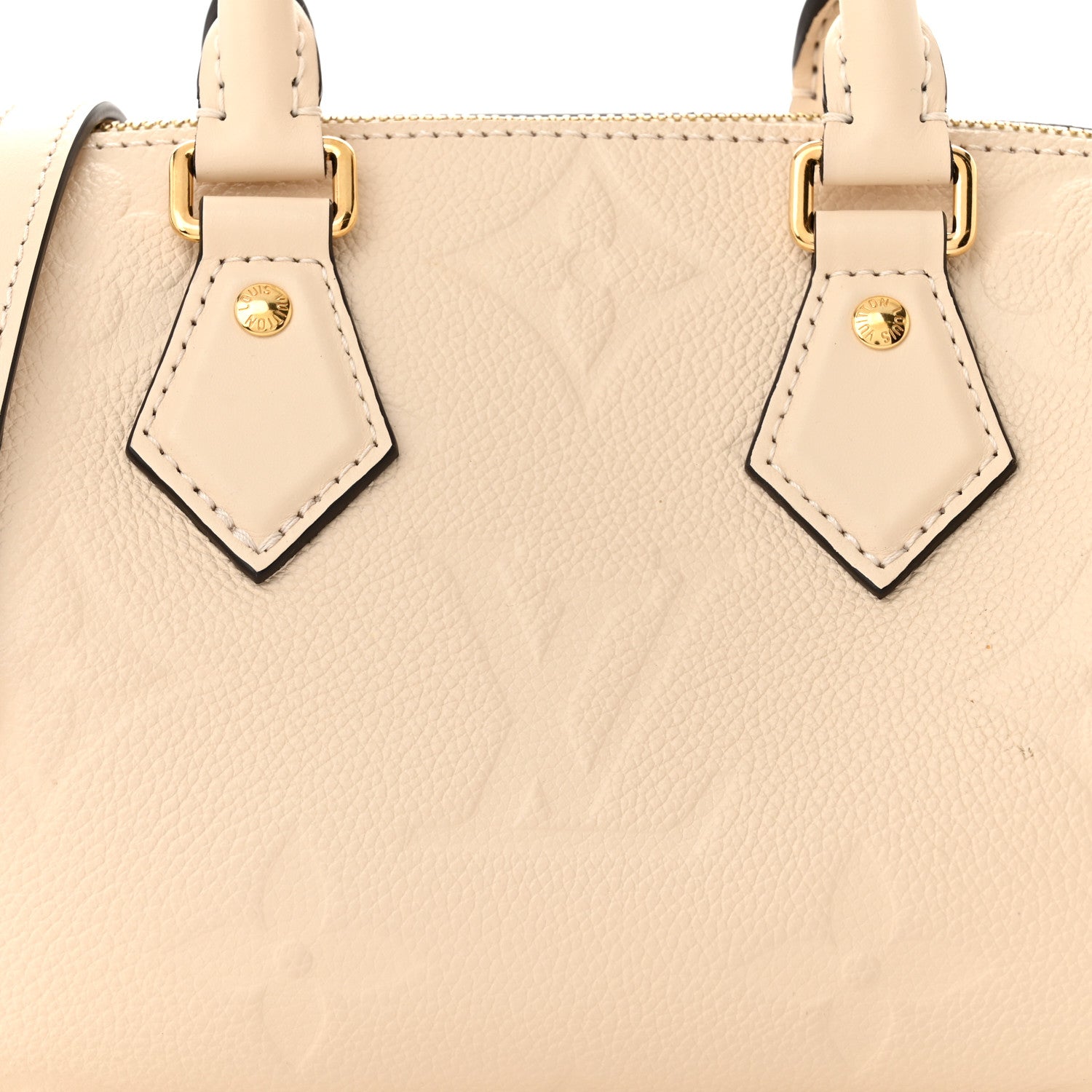 Louis Vuitton Empreinte Monogram Giant Speedy Bandouliere 20 Creme 7 of 11