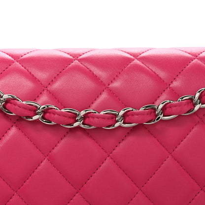 Chanel Lambskin Quilted Maxi Double Flap Fuchsia 8 of 10