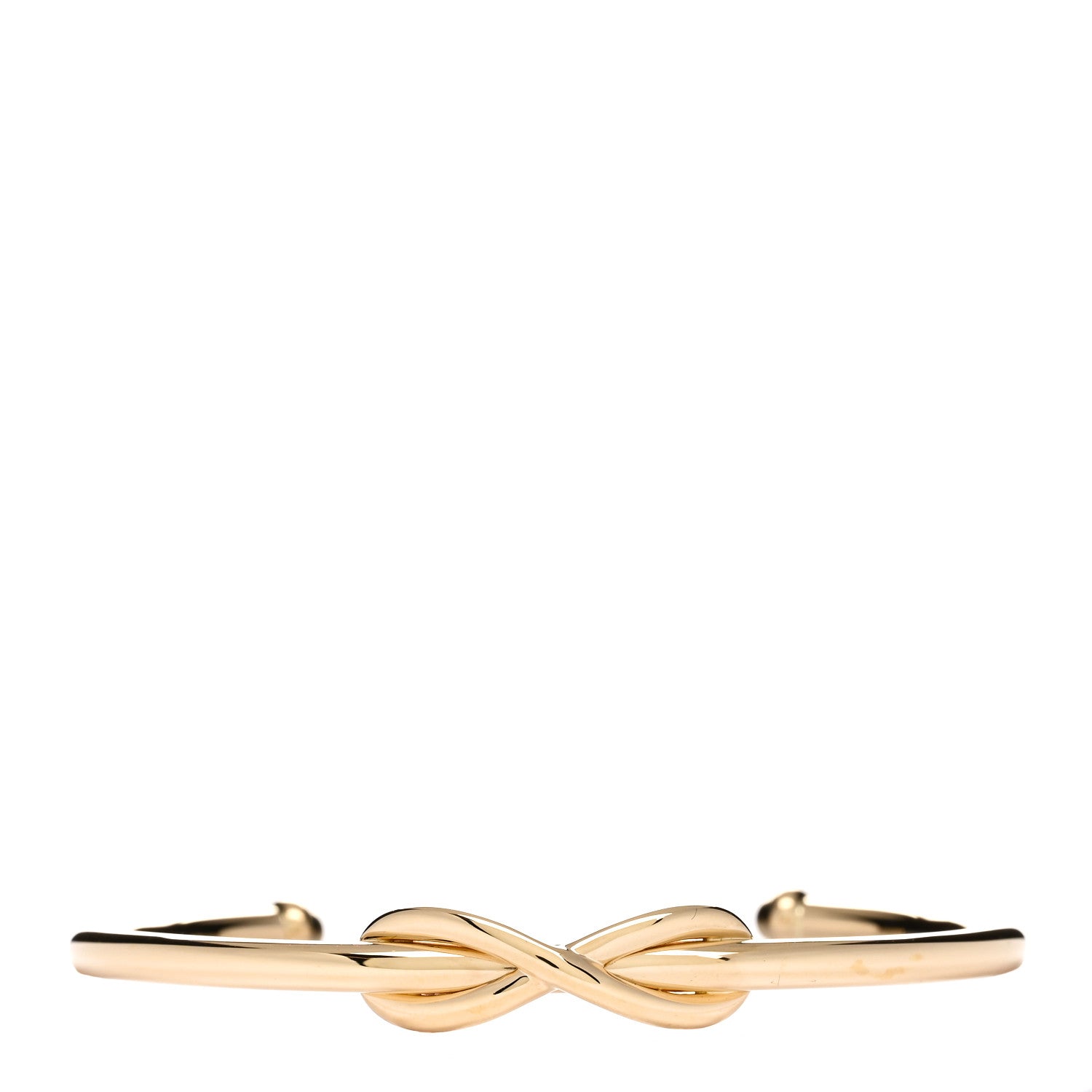 Tiffany 18K Yellow Gold Infinity Cuff Bracelet 1 of 4