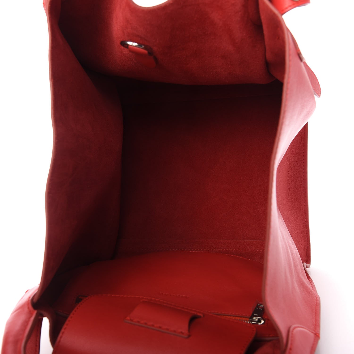 Celine Smooth Calfskin Small Big Bag Red 5 of 10