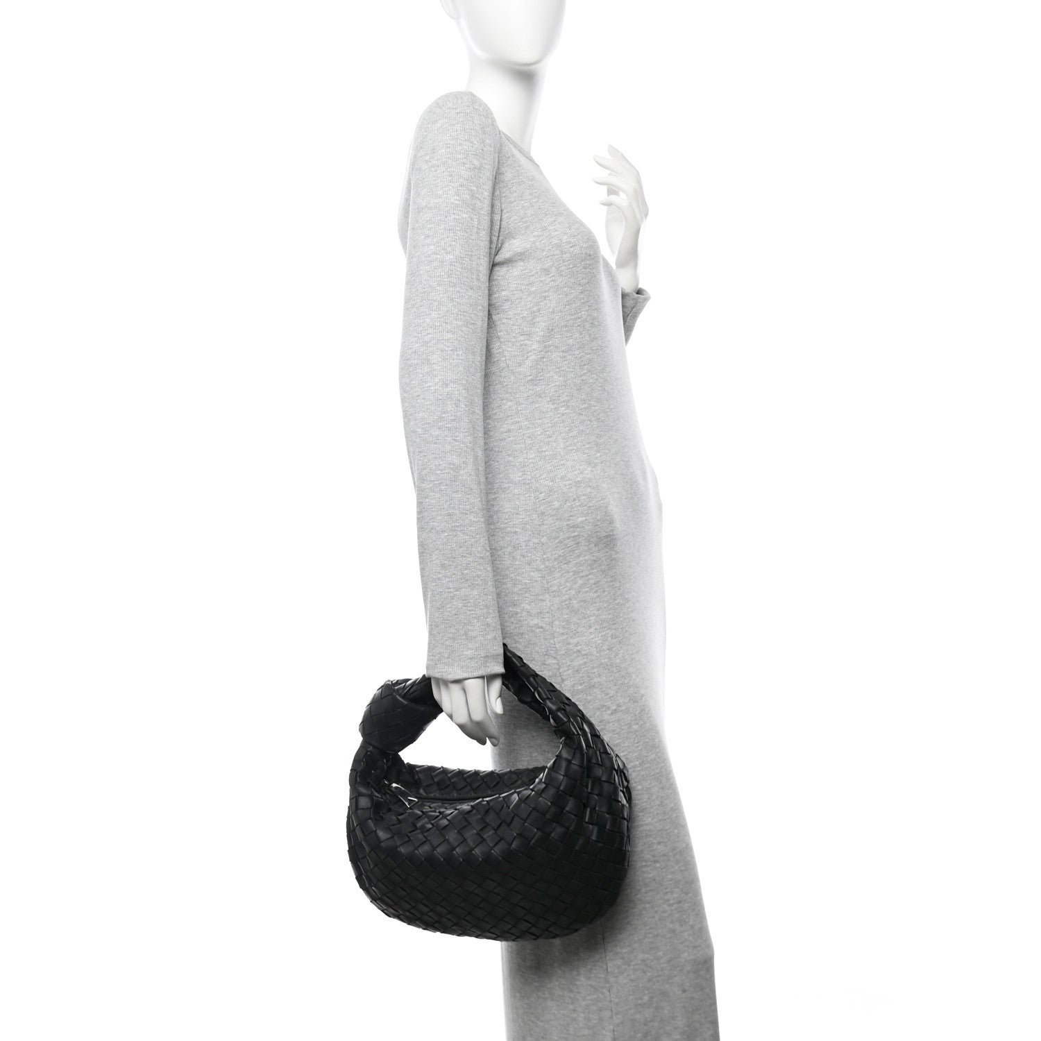 Bottega Veneta Nappa Intrecciato Teen Jodie Hobo Black 2 of 9
