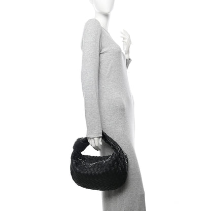 Bottega Veneta Nappa Intrecciato Teen Jodie Hobo Black 2 of 9