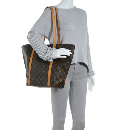 Louis Vuitton Monogram Sac Shopping Tote 2 of 7