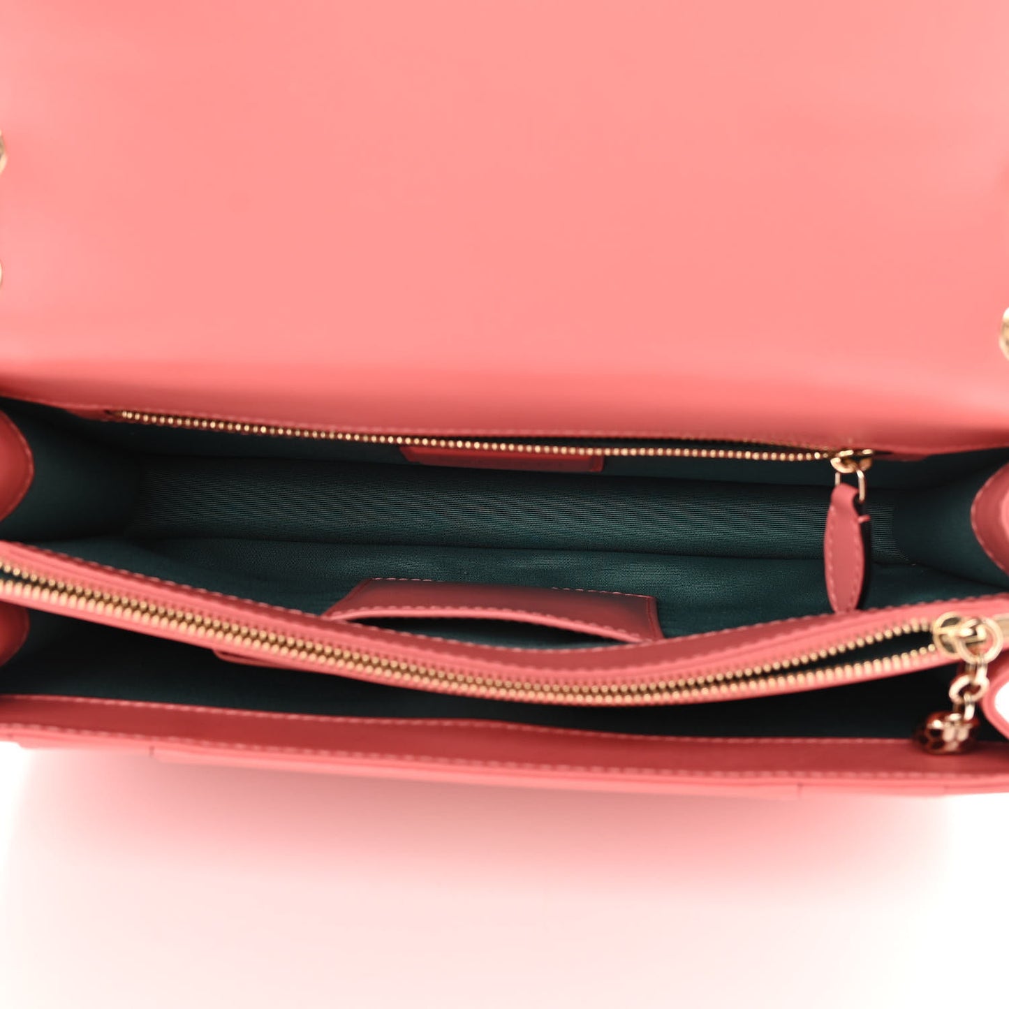 Calfskin Serpenti Forever Shoulder Bag Coral