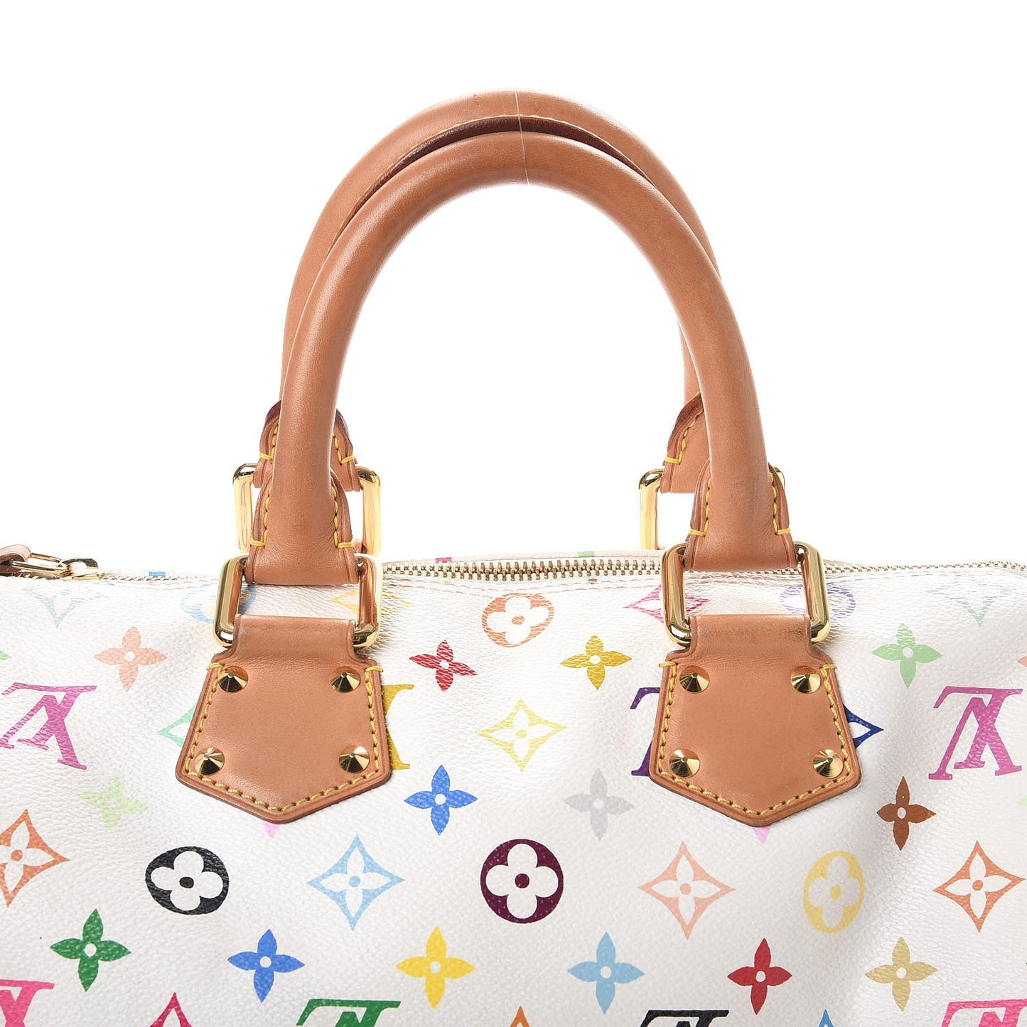 Monogram Multicolor Speedy 30 White