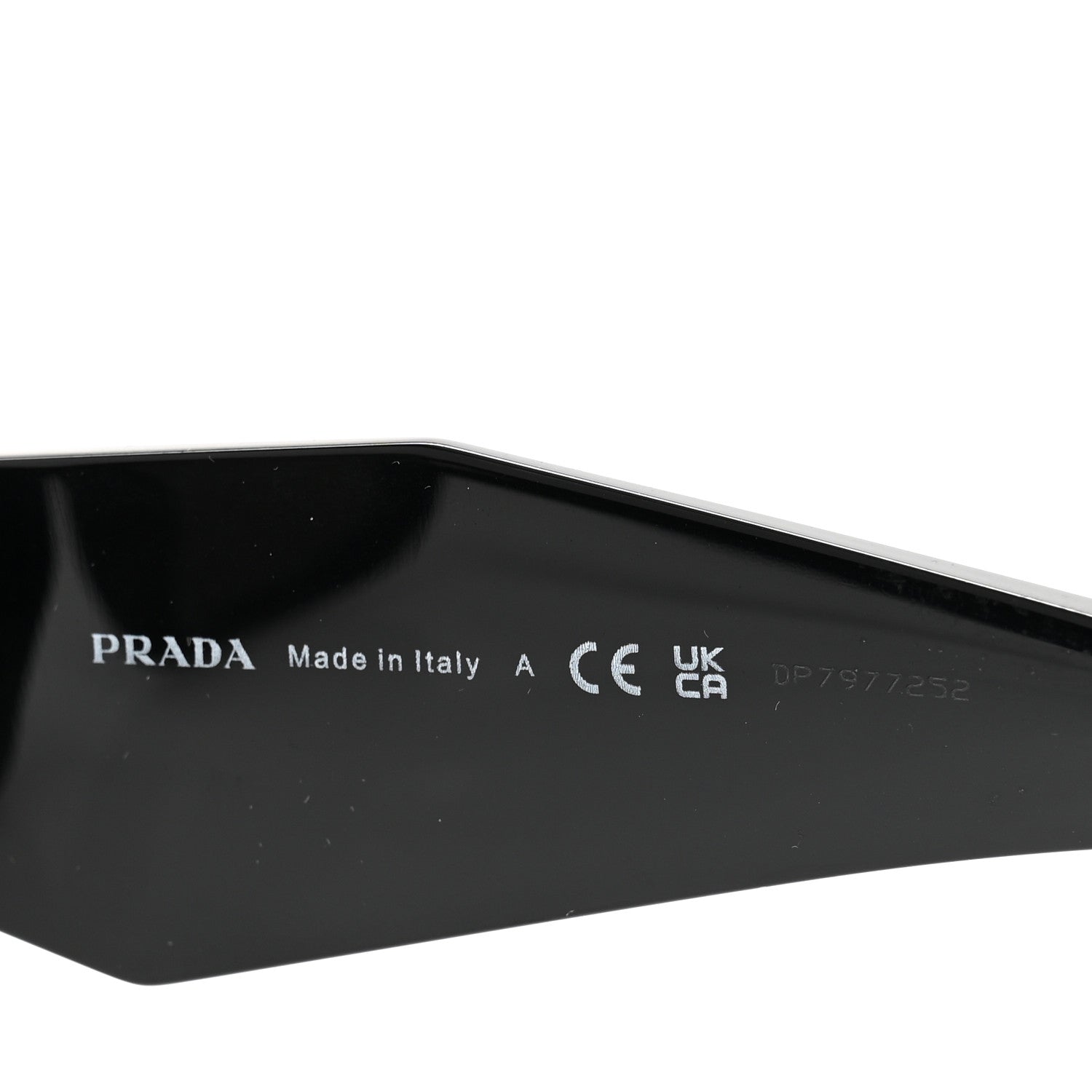 Prada Acetate Symbole Sunglasses SPR 17W Black 5 of 8