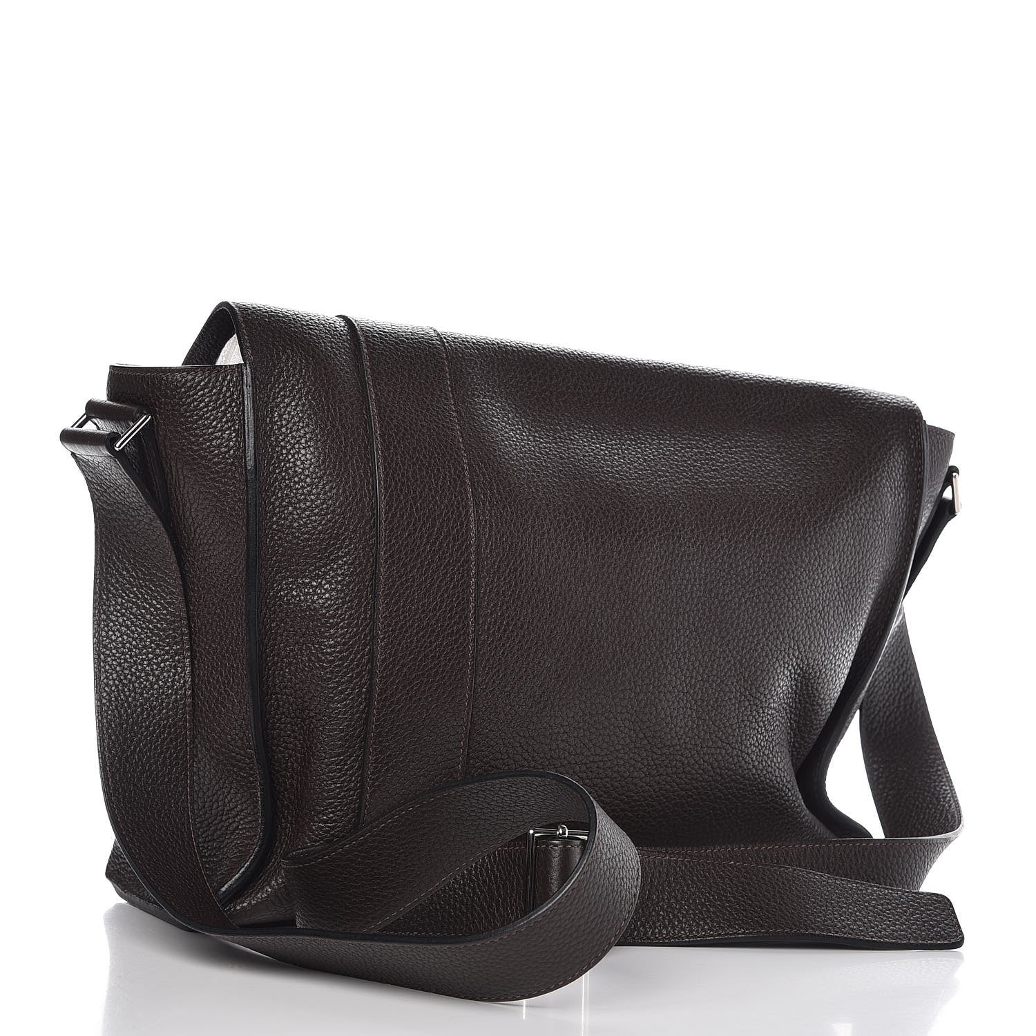 Hermes Taurillon Clemence Alfred 35 Chocolate 3 of 13