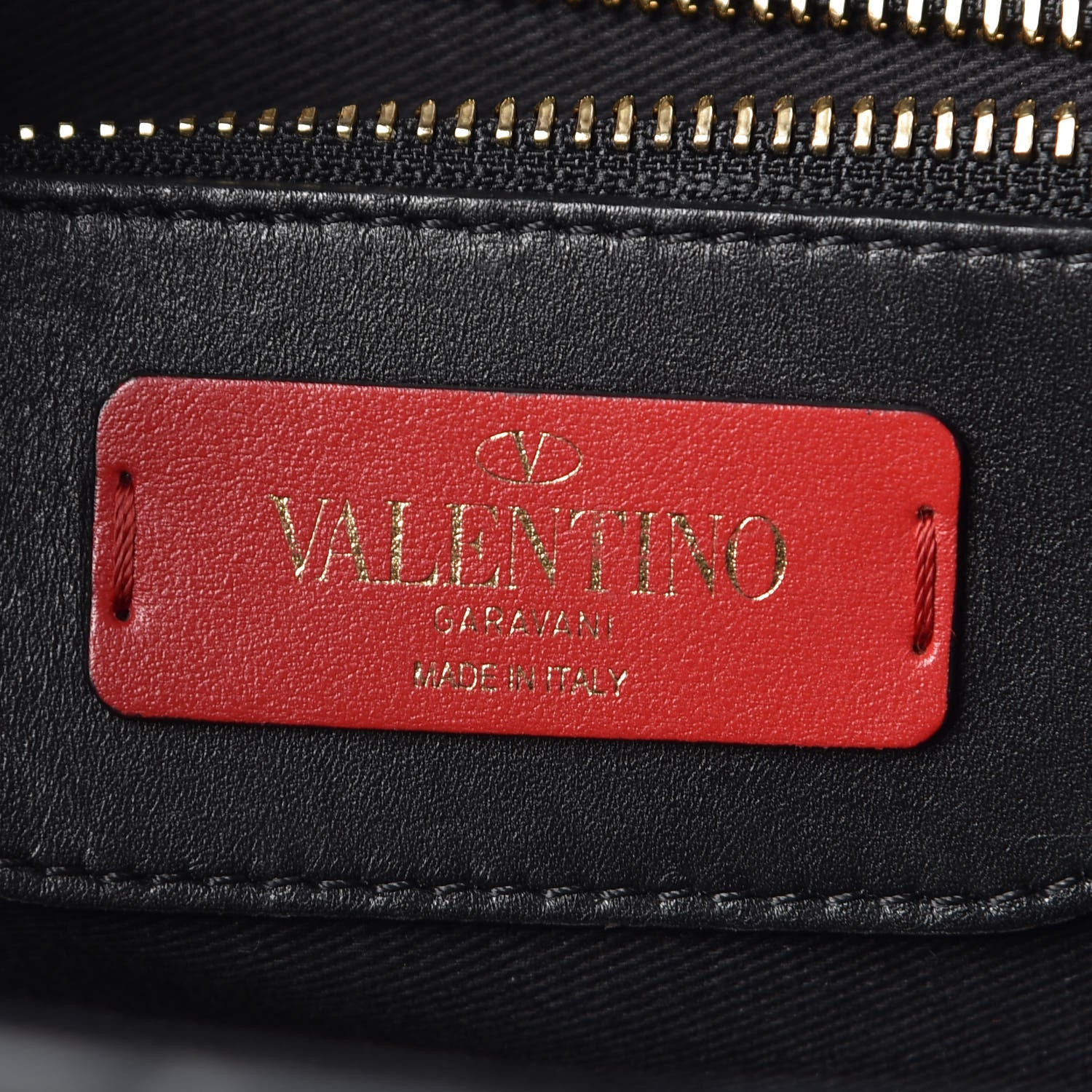 Valentino Garavani Calfskin Studded Large JoyLock Satchel Black 8 of 20