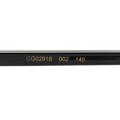 Gucci Metal Rimless Square Sunglasses GG0291S Black Gold 6 of 8