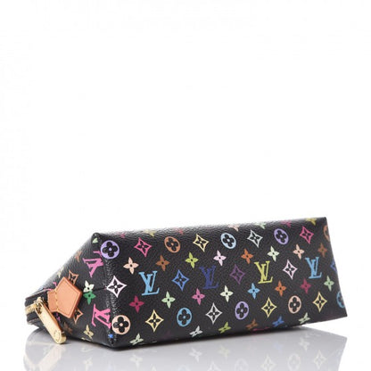 Louis Vuitton Monogram Multicolor Cosmetic Pouch Black Grenade 4 of 6