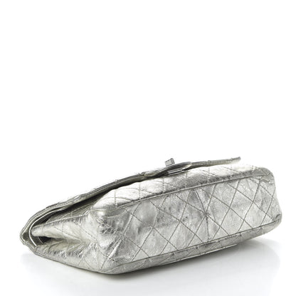 Chanel Metallic Aged Calfskin Quilted 2.55 Reissue 226 Flap Silver 4 of 11