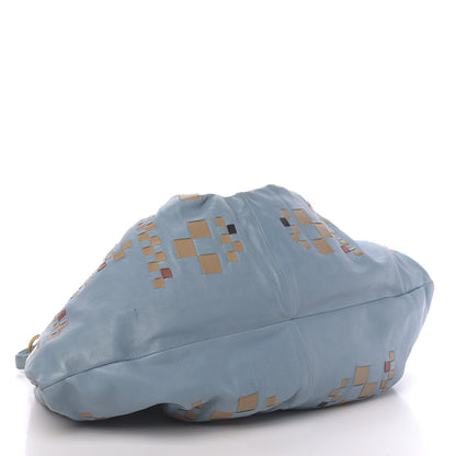 Bottega Veneta Nappa Intrecciato Aquilone Fortune Cookie Hobo Blue 4 of 12