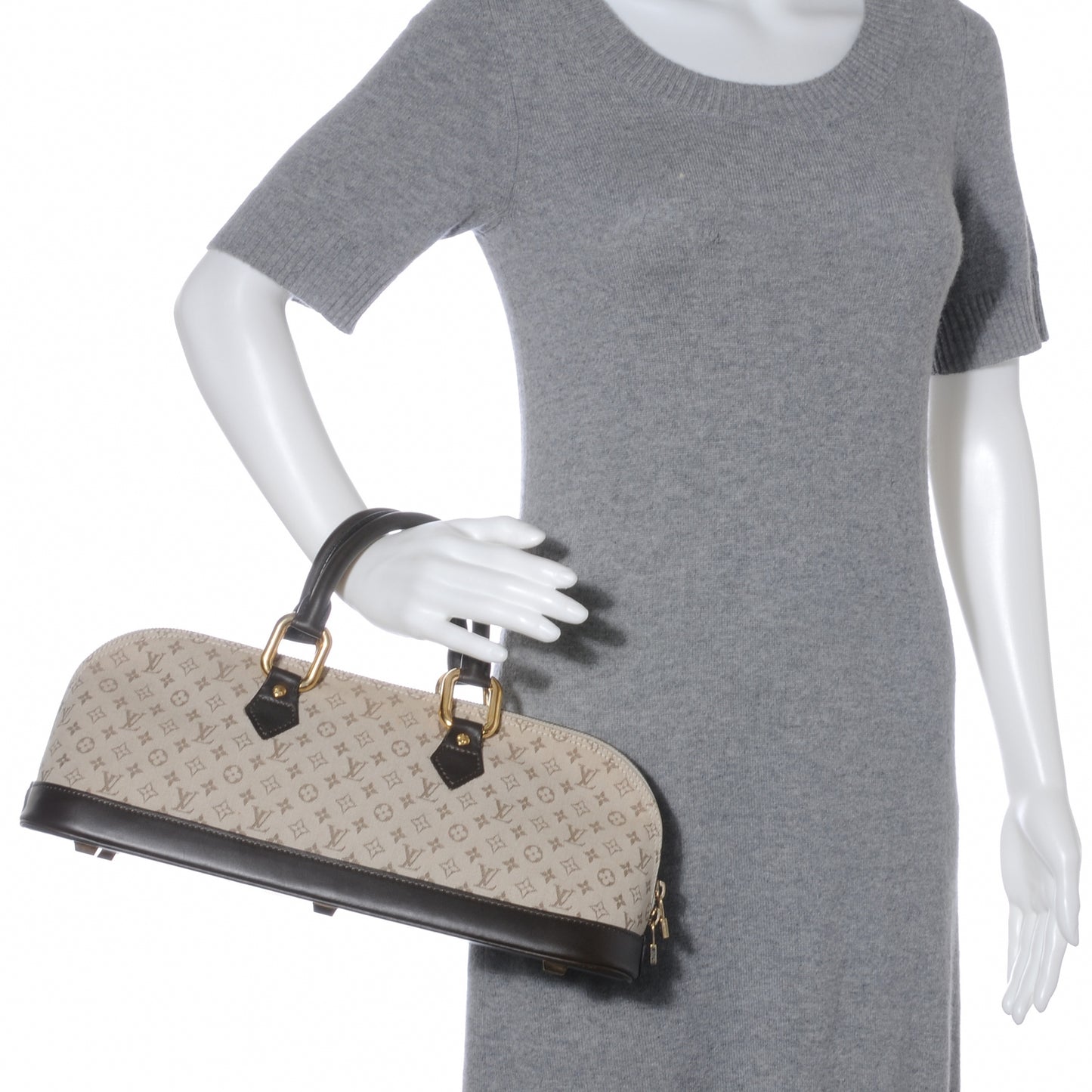 Mini Monogram Alma Long Kaki
