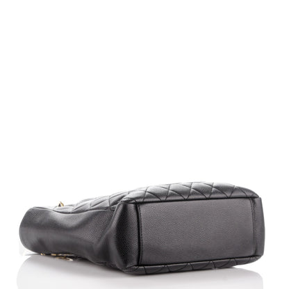 Chanel Caviar Quilted Petit Shopping Tote PST Black 4 of 7