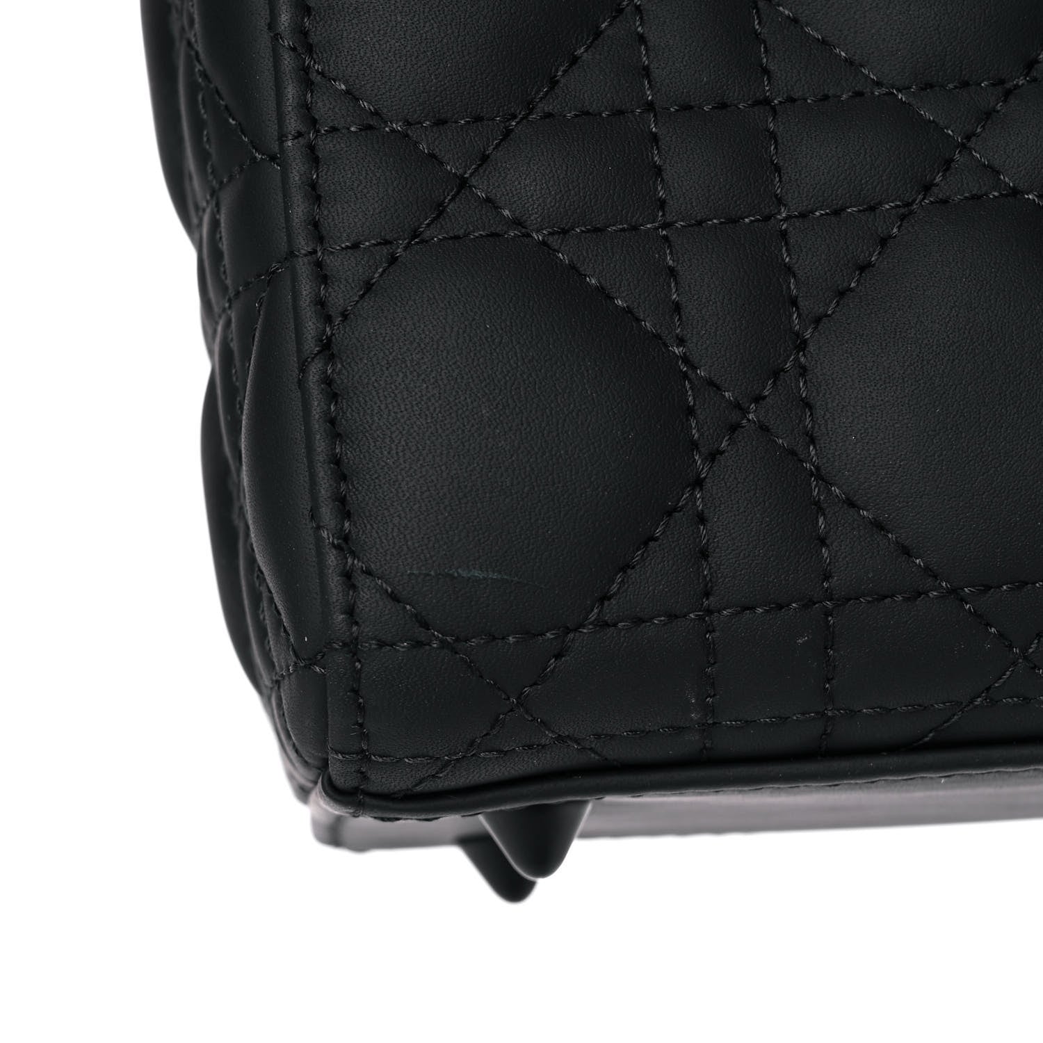 Christian Dior Ultra Matte Calfskin Cannage Small My ABCDior Lady Dior Black 16 of 19