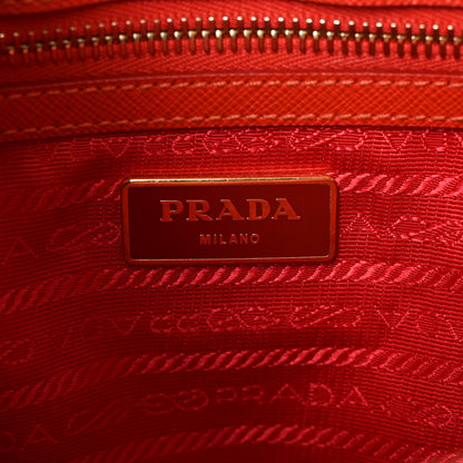 Prada Saffiano Mini Galleria Double Zip Tote Lacca 6 of 9