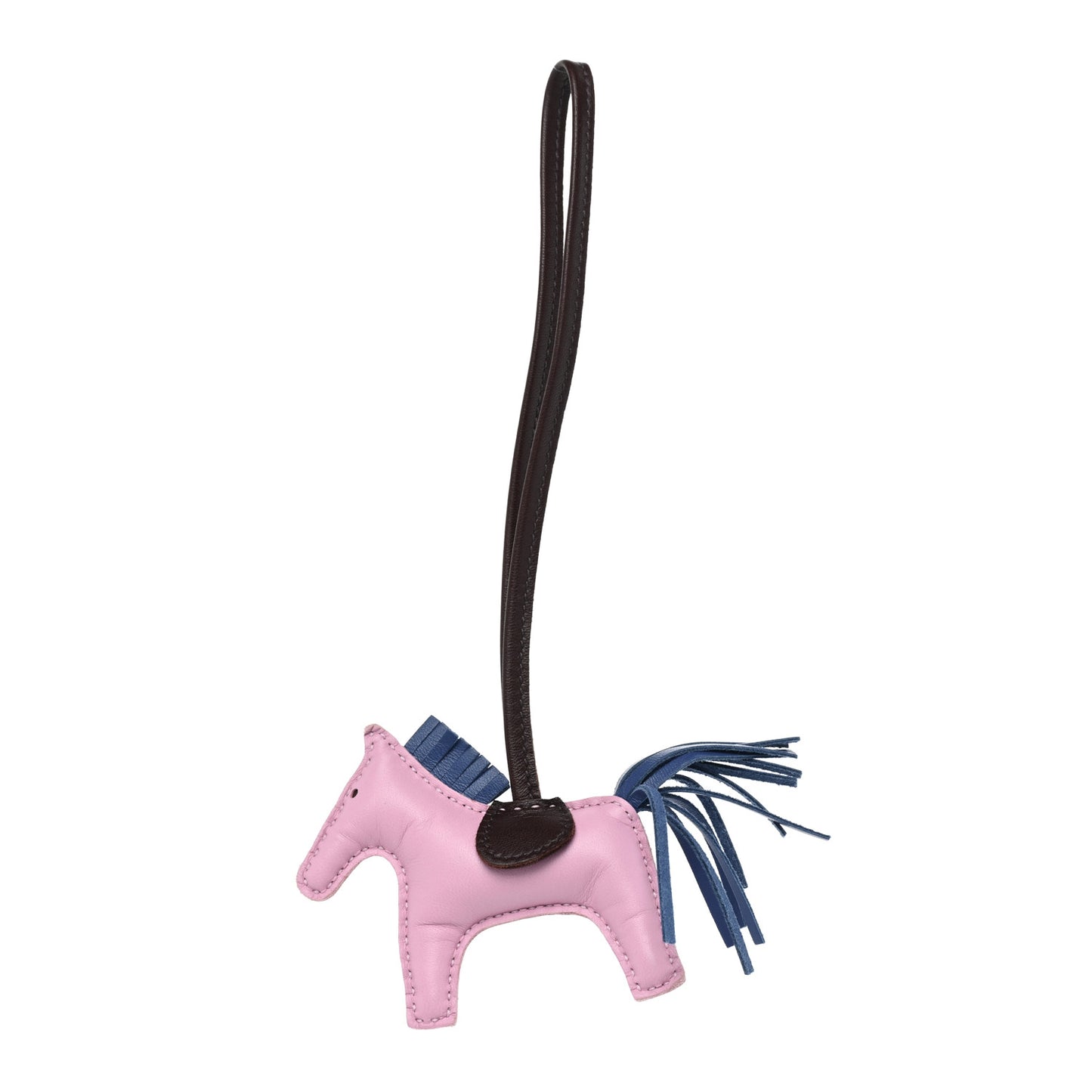 Milo Lambskin Grigri Rodeo Horse Bag Charm PM Mauve Sylvestre Bleu France Rouge Sellier