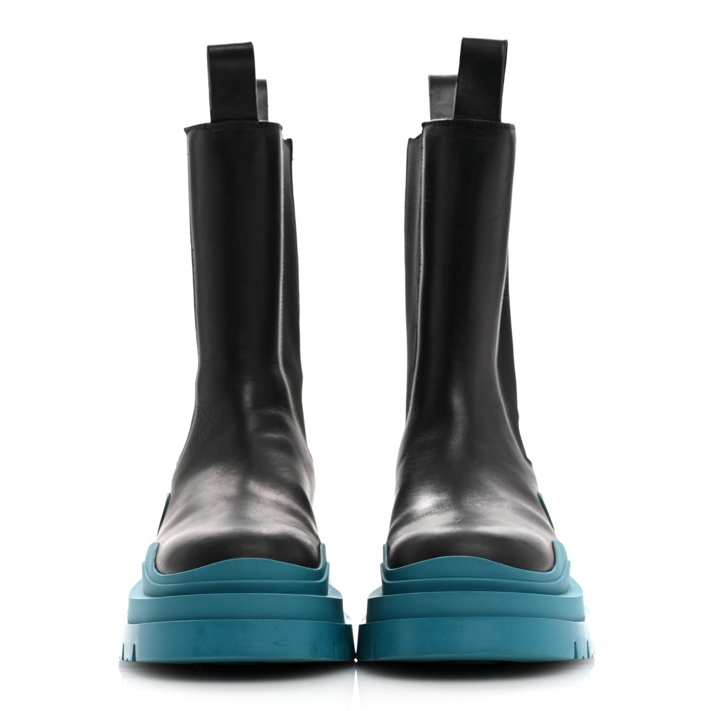 Calfskin Mens The Tire Chelsea Boots 37 Black Blaster