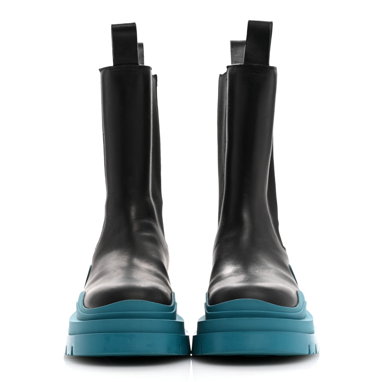 Bottega Veneta Calfskin Mens The Tire Chelsea Boots 37 Black Blaster 3 of 9